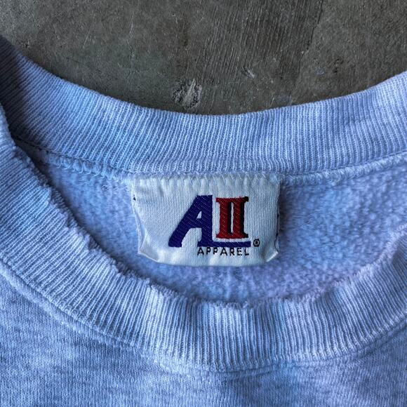 Vintage Chicago Bulls NBA Crewneck Sweatshirt Grey 90s EMBROIDERED MENS XL - Picture 6 of 7